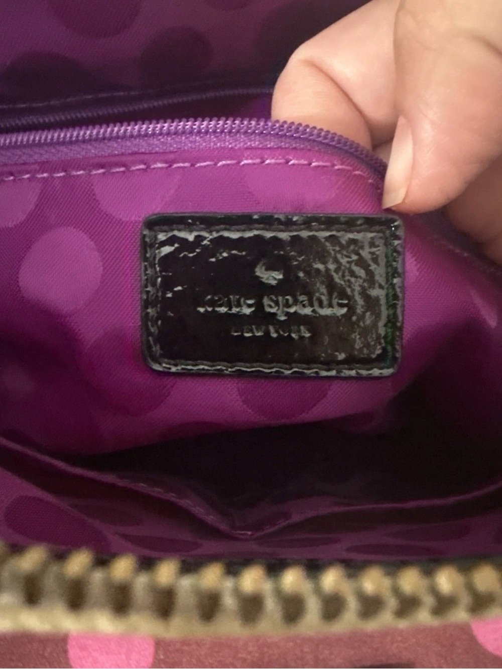 Kate Spade Cream & Black Satchel Crossbody Bag - Picture 5 of 11